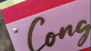 Graduation Card Made Easy! | Quick VersaMark Card + Pop-Up Gift Holder