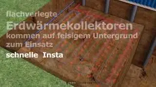 Geothermie flachverlegte Erdw&auml;rmekollektoren - nextgreen building