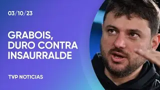 Grabois: repudio al viaje de Insaurralde y respuesta al negacionismo de Milei