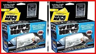 Wipe New Headlight Restore: Clear Lenses That Last for Years