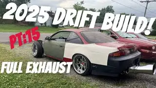 S14 sr full turbo back exhaust build