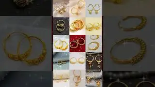 Latest Daily Wear Gold Earrings Designs | Small Gold Bali & Hoops 2026 Gold Palace Jewellers