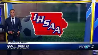 KCCI sports explains change in schedule, location of state high school soccer