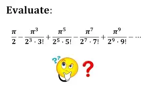 Infinite Series involving pi | How to solve? | Advance Math