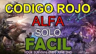 ARK GENESIS PART 2 MISION CODIGO ROJO EN ALFA SOLO FACIL - GUIA - TUTORIAL