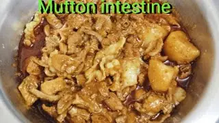 Goat intestine gravy recipe/Mutton boti gravy/Goat Ojri recipe/How to clean Ojri,boti, intestine.