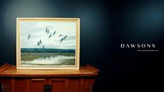 Peter Scott 'Canadian Geese over Marshes' | Dawsons Fine Art