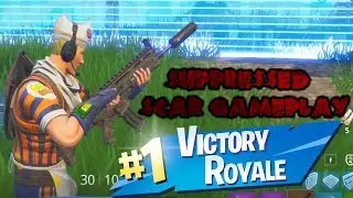 NEW Suppressed Scar Gameplay! (Fortnite)