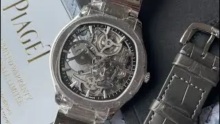 名表TV- Piaget Polo S 縷空 灰機芯Skeleton Grey G0A45001/不鏽鋼/全新/全套/ 8年保