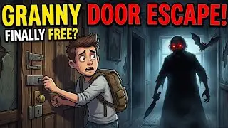 FINALLY DOOR ESCAPE KAR LIYA | GRANNY HORROR GAME 