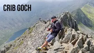 Climbing Mount Snowdon via Crib Goch - also known as the Knife Edge Ridge