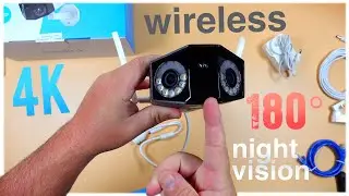 4k Ultra wide, Wireless, Security camera has AMAZING QUALITY