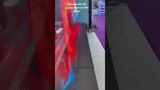 Transparent led screen for glass. Easy to install , high transparency. What&rsquo;s app:+8615017903534