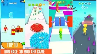 Top10 Run Race 3D mod apk game //Low MB games offline//