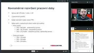 Pracovní doba a její rozvržení z pohledu praxe 2021