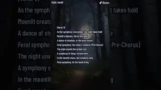 Moonlit Whispers | 5.Feral Symphony | Ai generated metal