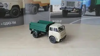 Обзор модели Маз-5549, масштаб 1:43, 