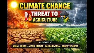 Climate Change & Agriculture: Impacts, and Solutions  by Nirmal, Ayesha, Namrah  & Qaiser