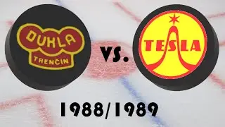 Československá hokejová liga 1988/1989 - Finále - ASVŠ Dukla Trenčín vs. TJ Tesla Pardubice