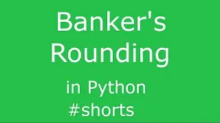 Python - Banker's Rounding  #Shorts