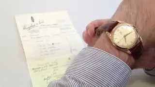 OMEGA, 9ct gold wristwatch made in 1955