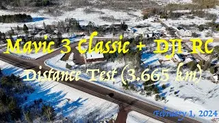 DJI Mavic 3 Classic + DJI RC Distance Test