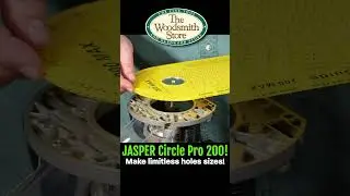 Вырезайте идеальные круги с лёгкостью! Фрезерный станок Jasper Circle Jig. #шорты