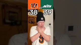 ОБЗОР BENGALS VS JETS😳🤣🏈 #nfl #футбол #bengals #jets #скит #смешно