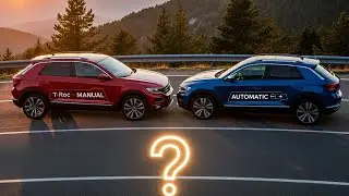 2025 volkswagen t-roc manual vs automatic gearbox debate!