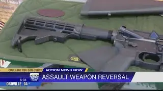 Local gun salesman reacts to overturned assault weapon ban