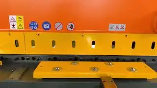 8x2500mm hydraulic sheet metal shearing machine guillotine shear machine