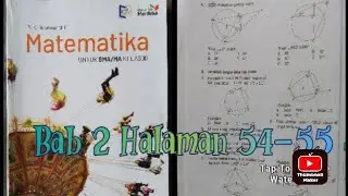 Pembahasan Bab 2 Lingkaran hal 54-55 bagian B no 1-9 Matematika kelas 11 Kurikulum Merdeka