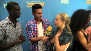 Stanley Glover & Jessica Richens @ SYTYCD | Afterbuzz TV Interview