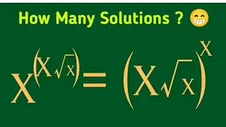 Crack This Viral Exponential Equation | How Many Solutions? | @ShittuMathematicsClass01