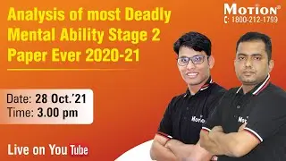 NTSE Stage 2 2021 MAT Analysis and Takeaways | Deadly Paper | Prashant Jain | Ajay Singh