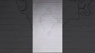 Very Easy map drawing #drawing #art #ytshorts #shorts
