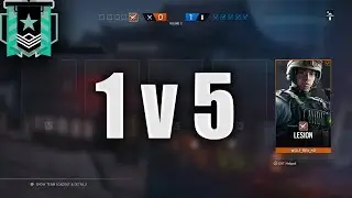 The Impossible 1v5  Ace Clutch W/ Lesion - Ranked Highlights - Rainbow Six Siege