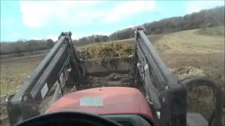 loading and spreading muck with the McCormick and Massey. Part 1
