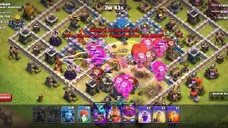 Ballon Army Clash of clans 5 star bonus attacks | Coc gameplay