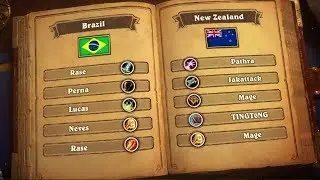 Brazil vs New Zealand &ndash; Semifinals 2 &ndash; 2018 Hearthstone Global Games - BlizzCon