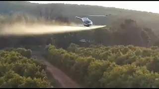 Heli-Tractor - Helicopter Crop Spraying 1