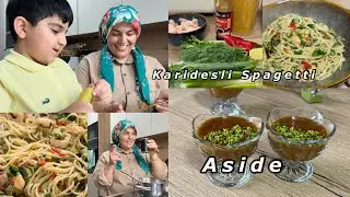 Halk tatlısı Aside havalar soğuk olunca en güzel tatlı/hem pratik hem lezzetli bir Spagetti tarifi..