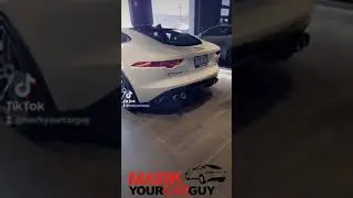 F-Type R Cold Start and Rev #Markyourcarguy
