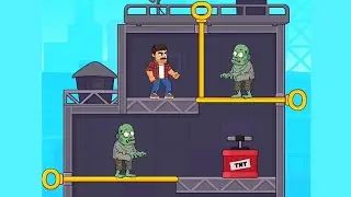 Daddy Escape - Save Pull the Pin IOS Android Game Walkthrough