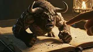 Epic 3D Minotaur Animation: Drawing Comes to Life From a Magical Book | VFX