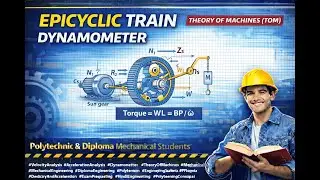 Epicyclic Train Dynamometer in Theory of Machines (TOM) | Complete Explanation