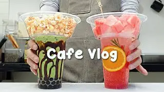 ✨오늘의 특별한 컵 감성 카페 브이로그🍵지치고 힘들 땐 음료 ASMR로 힐링해요 카페브이로그 Cafe Vlog ASMR Tasty Coffee
