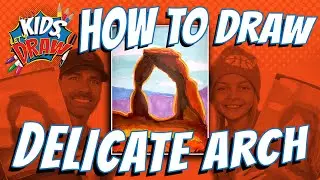 How to Draw Delicate Arch in Moab Utah