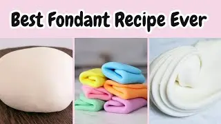 Super Easy Fondant Recipe for Beginners | How to make Fondant at home @amnaadilrecipes