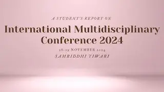 Interntional Multidisciplinary Conference (IMC) 2024